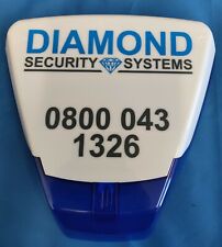 PYRONIX DELTABELL BLUE DUMMY ALARM BOX TWIN FLASHING BLUE LED LIFETIME GUARANTEE