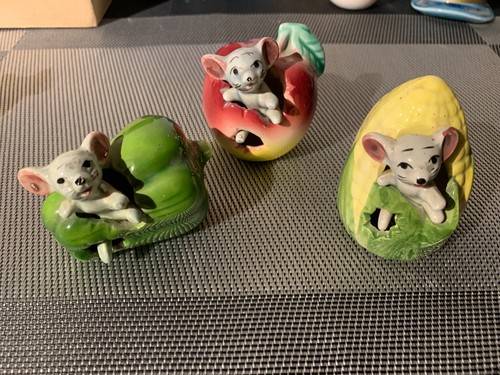 Vintage set mouse in - set,