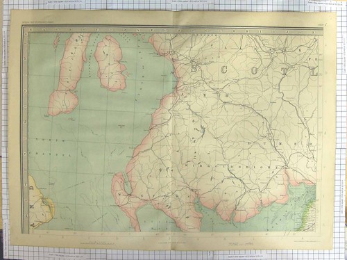 Original old antique print - original,