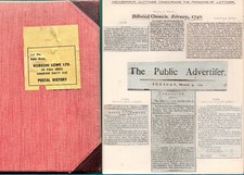 ROYAL MAIL & POST OFFICE 18th & 19th CENTURY ARCHIVE SCRAPBOOK  175+ ITEMS