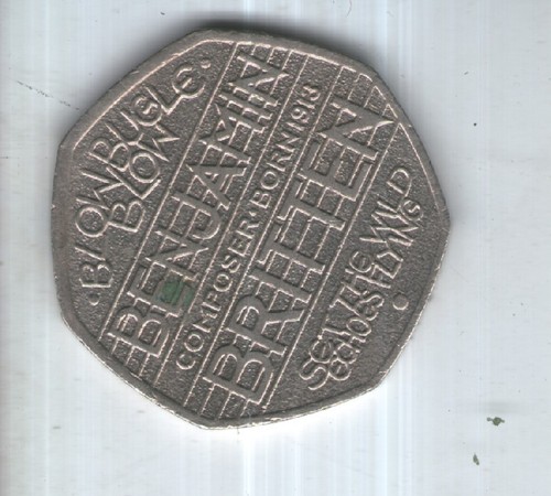 2013 50p 50 pence coin - 2013,