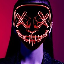 Light Up Red Purge Mask -