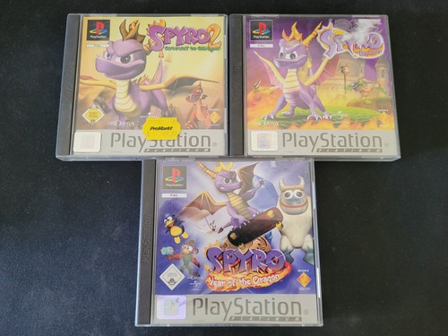 Spyro ps1 triple pack parts - ps1,