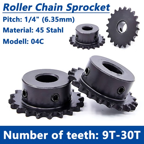 04c roller chain - 1/4",