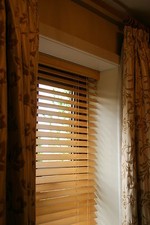 Real Wooden Venetian Blinds - 50mm SLAT WIDTH - 6 COLOURS + CHILD SAFE