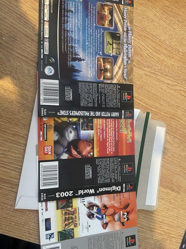 Playstation back insert lot - playstation,
