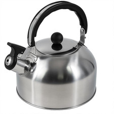 2 L Stainless Steel Whistling Kettle | Durable Tea Coffee Pot for Kitchen