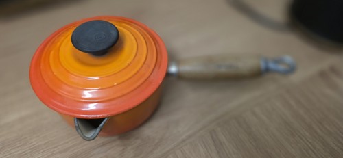 Creuset saucepan orange - creuset,