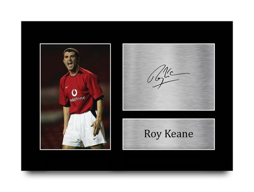 Roy keane signed man - signed, utd