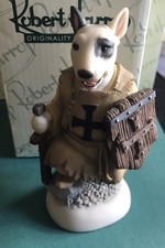 Robert Harrop DPFG19 ENGLISH BULL TERRIER PUPPY THE KNIGHTS SQUIRE  WITH BOX