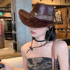 Retro Mens Western Cowboy Felt