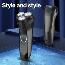 Men's Electric Shaver Razor Rotary Rechargeable Wet & Dry Washable Trimmer