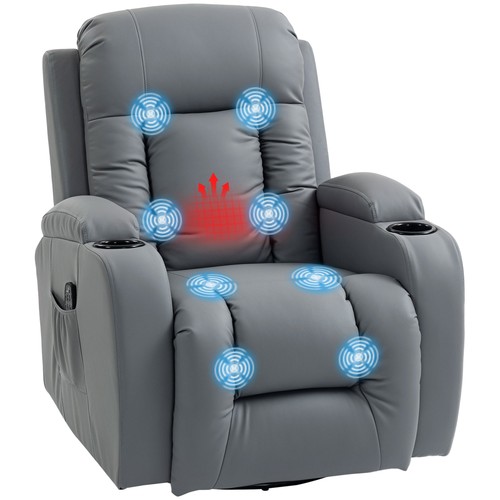 Homcom massage recliner - homcom,