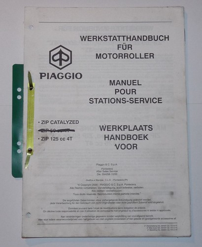 Revision workshop manual vespa - workshop,