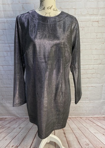 Women silver dress - h&m,