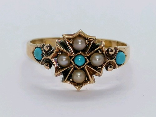 15ct rose gold victorian - rose,