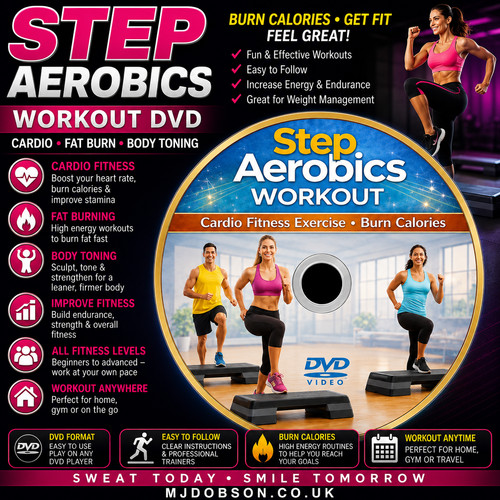 Step aerobics workout dvd - step,