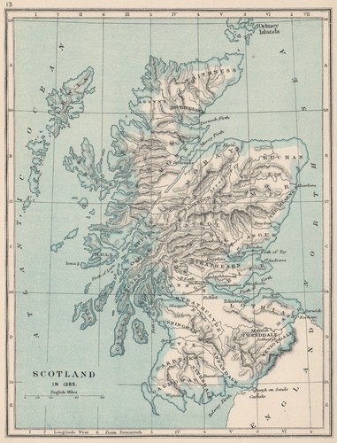 Scotland 1285 showing - scotland, 1285.