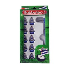 Subbuteo Football Team Players Set - Blue & White Stripe (Sheffield Wednesday)