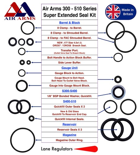 Air arms super extended - super, seal