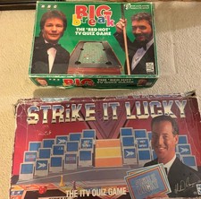 Big Break Strike It Lucky Vintage Board Games BBC ITV 1990s 1980s Snooker TV