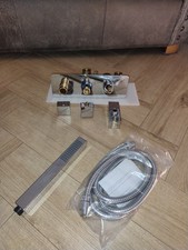 Concealed Square Twin Diverter Shower Valve Set In Chrome