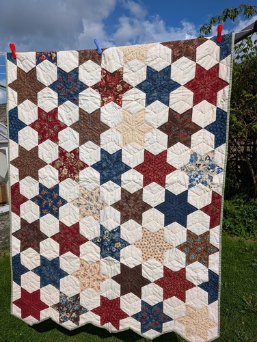 Handmade patchwork lap - , quilt