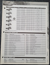 Thunder Tiger 1:10 Racing Truck. Phoenix ST 11 Parts List & diagram sheets. RC