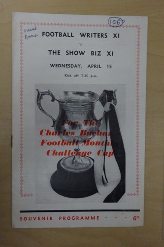 1960s football writers v - football,