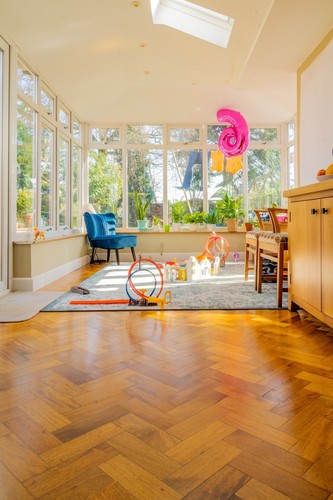 Reclaimed teak parquet - teak,