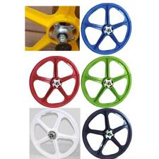 Skyway Tuff II Mag Silver Alloy Flange Old School BMX Wheels 20 Inch Pair