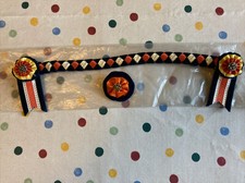 velvet browband showing cob