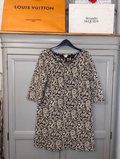 MONSOON Baroque Style Short Dress Size 8 Embellished Beaded Diva Jumper Tunic