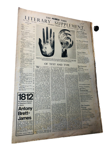 Newspaper the times literary - newspaper,
