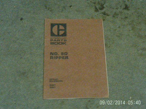 Caterpillar 8d ripper - no.8d,