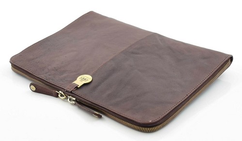 Distressed brown leather - distressed, folio