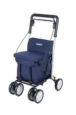Carlett Comfort Move Shopping Trolley Rollator Walker Mobility Aid with Seat