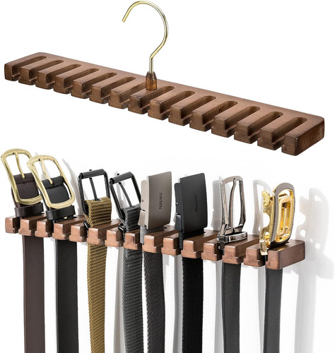 Wooden belt rack belts - wooden,