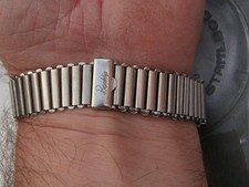 Vintage Clewco stainless military watch strap bracelet band 16mm lugs ATP WWW 