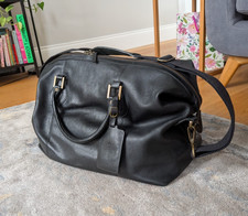 Barbour Leather Weekend Bag in