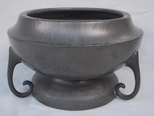 OLD ENGLISH 1930s ART DECO PEWTER BOWL . M509