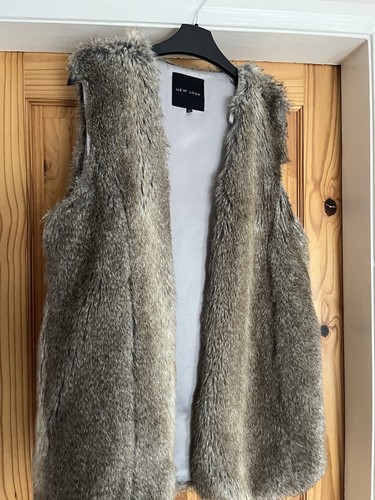 Fur gilet size - gilet,