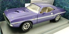 Ertl 1/18 Scale Diecast 7252 - 1970 Dodge Challenger T/A - Met Purple