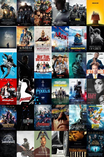 Movie metal signs films print - movie,