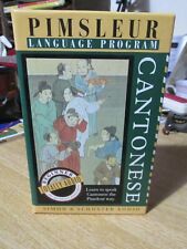 Pimsleur Totally Audio Cantonese Language Program for Beginner 4 cassettes
