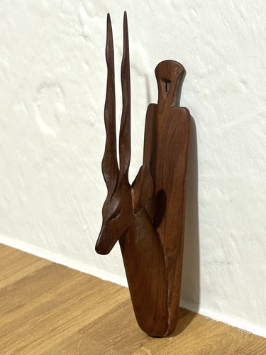 Vintage hand carved wooden - carved,