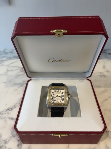 Cartier santos 100 2656 - santos,