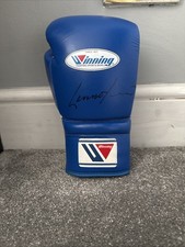 Signed Lennox Lewis Boxing Gloves  With Proof