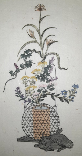 Ikebana autumn flowers - flowers, ox
