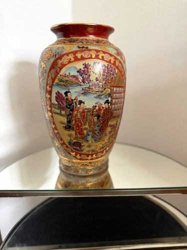 Japanese satsuma style ceramic - satsuma,